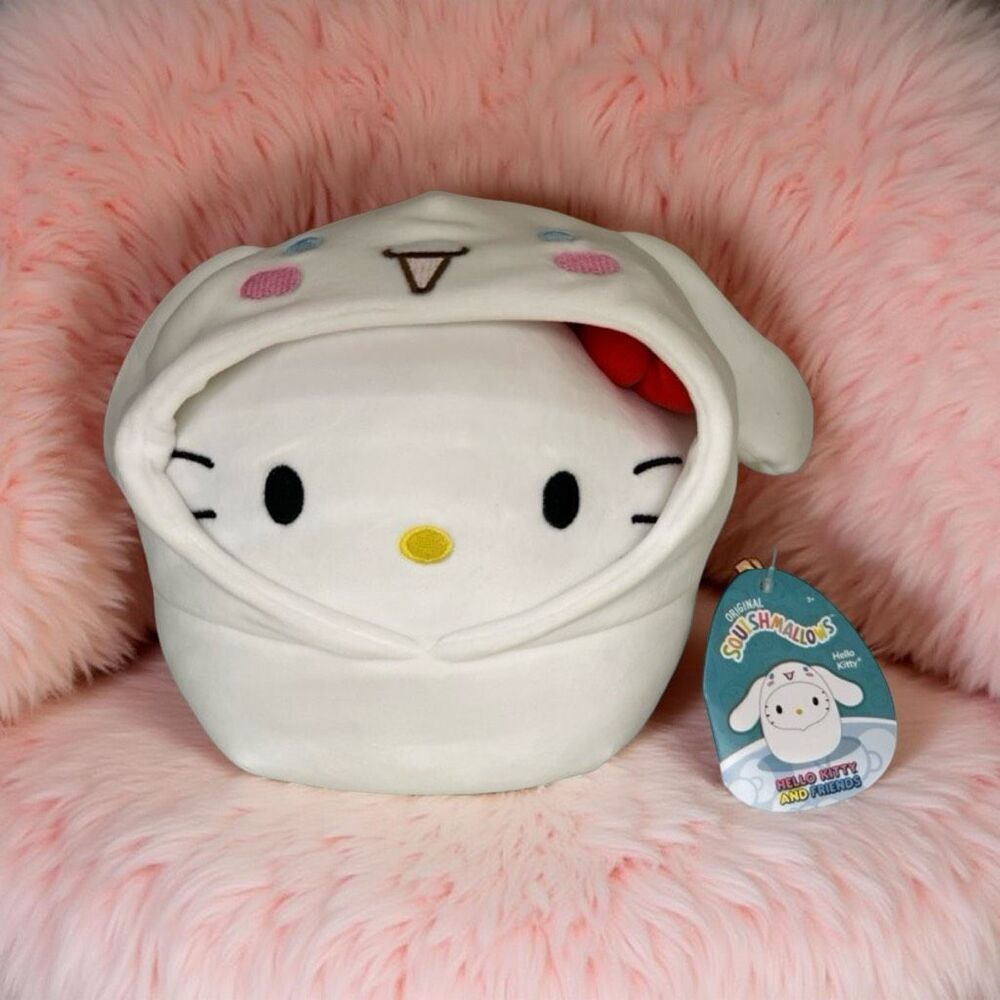 NWT Squishmallows Sanrio Hello Kitty My Melody Squsmallow Plush 8”